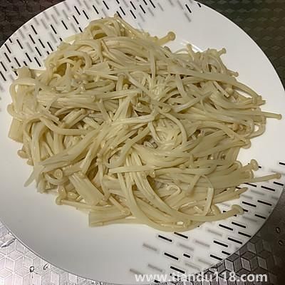 涼拌金針菇的做法（涼拌金針菇怎么做）(圖4)