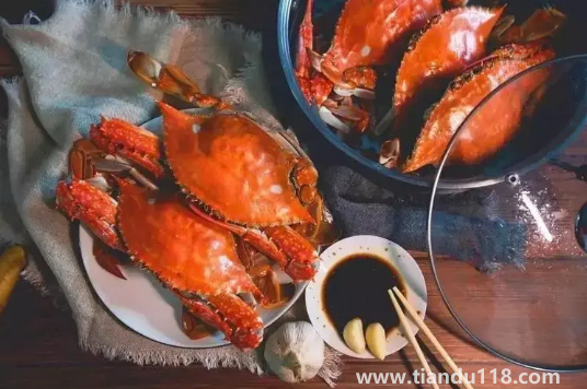 蒸梭子蟹正著放還是反著放(梭子蟹和什么食物相克)(圖2) 蒸梭子蟹正著放還是反著放2