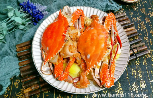 梭子蟹用蒸箱蒸多久(蒸梭子蟹的注意事項(xiàng))(圖2) 梭子蟹用蒸箱蒸多久2