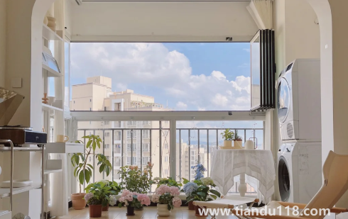 開放式陽臺(tái)能裝電動(dòng)晾衣架嗎(開放式陽臺(tái)要不要鋪過門石)(圖2) 開放式陽臺(tái)能裝電動(dòng)晾衣架嗎2