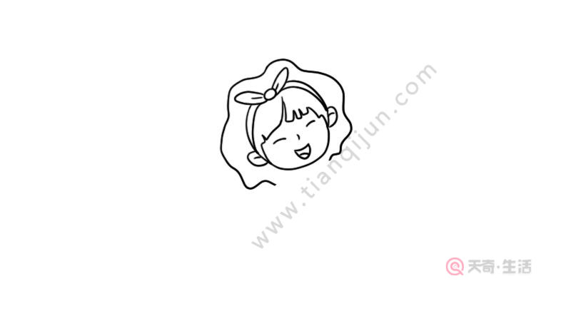 兒童節(jié)跳繩的女孩簡(jiǎn)筆畫畫法(圖2) 兒童節(jié)跳繩的女孩簡(jiǎn)筆畫畫法